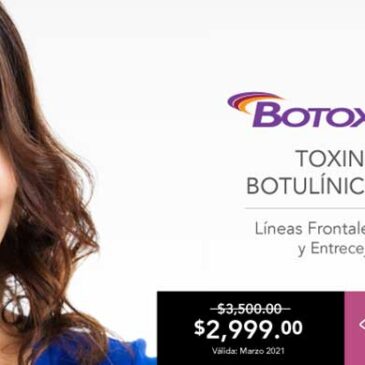 Líneas Frontales y Entrecejo con Botox, Marzo 2021
